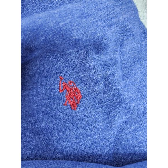 U.S. Polo Assn Blue Grey Pullover‎ Sweater Size M - Picture 5 of 6